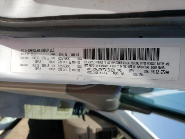 Photo 10 from auction – 2012 JEEP LIBERTY SP with VIN 1C4PJMAK7CW136839