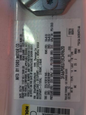 Photo 10 from auction – 2014 FORD FUSION TIT with VIN 3FA6P0RU7ER349620