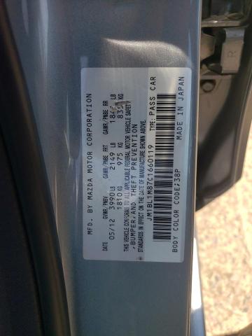 Photo 10 from auction – 2012 MAZDA 3 I with VIN JM1BL1M87C1660119