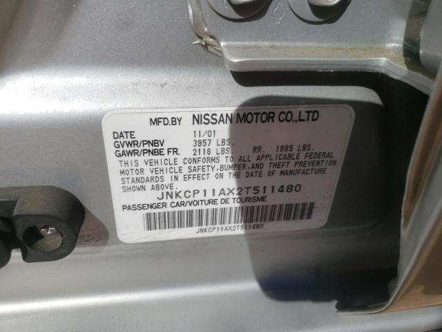 Photo 10 from auction – 2002 INFINITI G20 with VIN JNKCP11AX2T511480