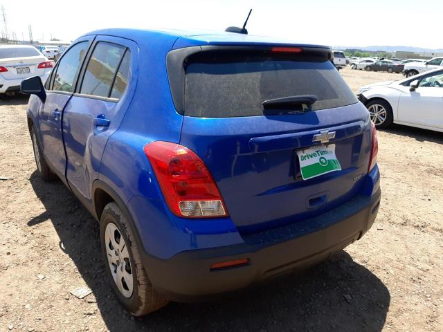 Photo 3 from auction – 2016 CHEVROLET TRAX LS with VIN KL7CJKSB7GB535195