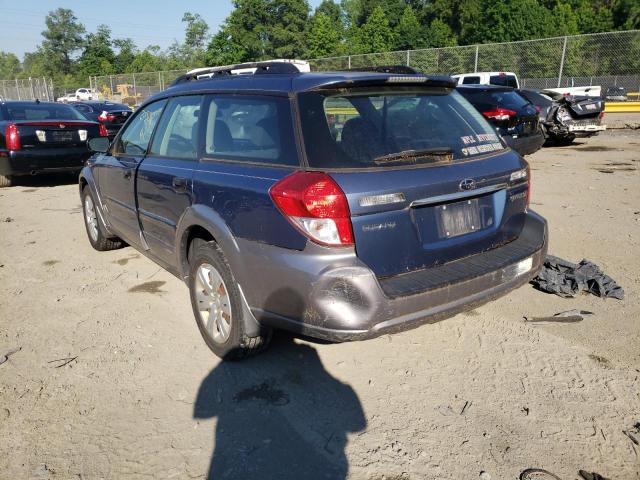 Photo 3 from auction – 2009 SUBARU OUTBACK with VIN 4S4BP60C697314835