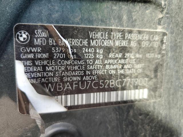 Photo 10 from auction – 2011 BMW 535 XI with VIN WBAFU7C52BC771900