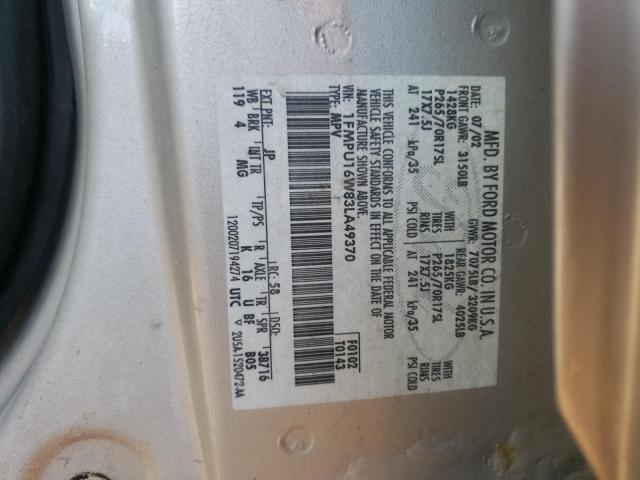 Photo 10 from auction – 2003 FORD EXPEDITION with VIN 1FMPU16W83LA49370