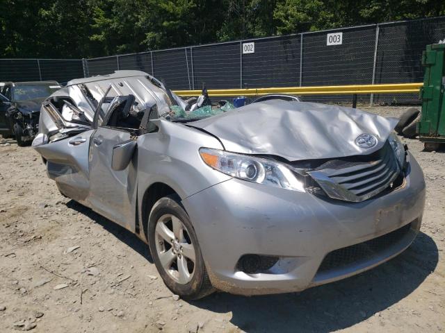 TOYOTA SIENNA LE 2017 with VIN 5TDKZ3DC6HS874706 - Photo from auction