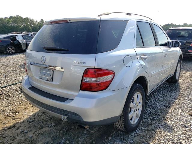 Photo 4 from auction – 2007 MERCEDES-BENZ ML 350 with VIN 4JGBB86E07A291264