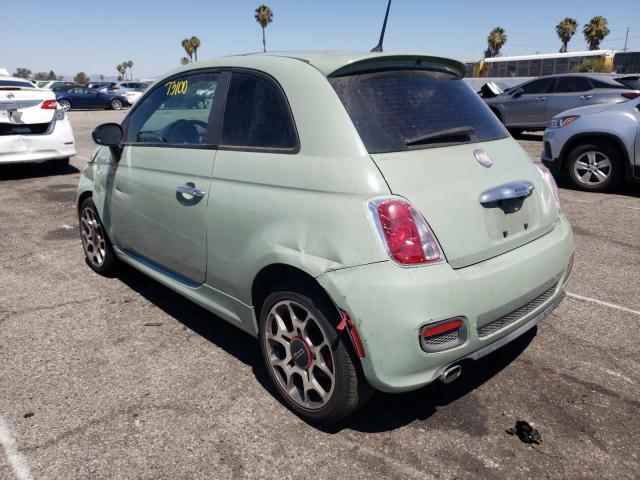 Photo 3 from auction – 2012 FIAT 500 SPORT with VIN 3C3CFFBR9CT360857