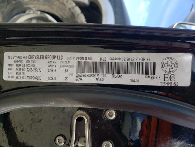 Photo 10 from auction – 2012 DODGE RAM 3500 L with VIN 3C63D3EL2CG235173