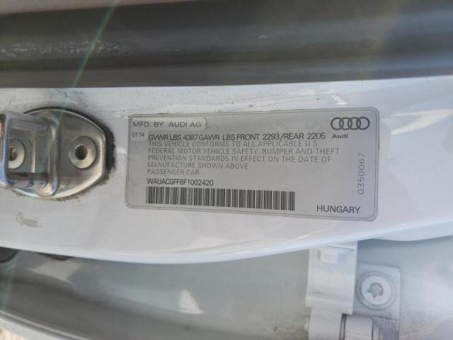 Photo 10 from auction – 2015 AUDI A3 PREMIUM with VIN WAUACGFF8F1002420