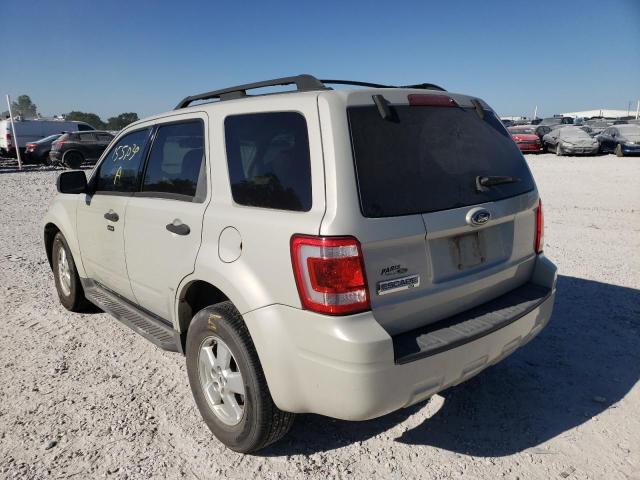 Photo 3 from auction – 2009 FORD ESCAPE XLT with VIN 1FMCU03779KA34038