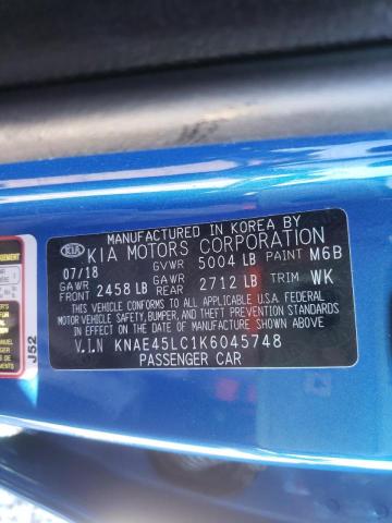 Photo 10 from auction – 2019 KIA STINGER GT with VIN KNAE45LC1K6045748