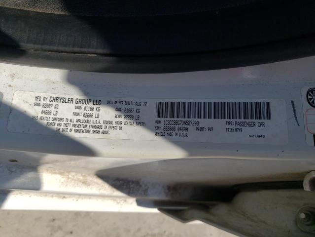 Photo 10 from auction – 2013 CHRYSLER 200 TOURIN with VIN 1C3CCBBG7DN527203