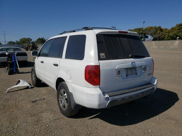 Photo 3 from auction – 2004 HONDA PILOT EXL with VIN 2HKYF18504H623781