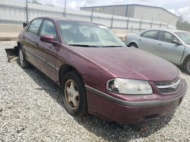 CHEVROLET IMPALA 2003 with VIN 2G1WF52E739133615 - Photo from auction