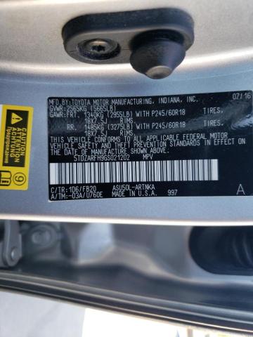 Photo 10 from auction – 2016 TOYOTA HIGHLANDER with VIN 5TDZARFH9GS021202