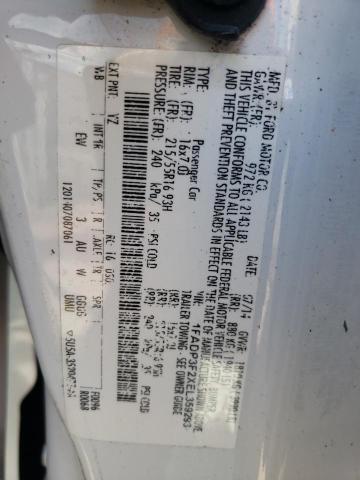 Photo 10 from auction – 2014 FORD FOCUS SE with VIN 1FADP3F2XEL359293