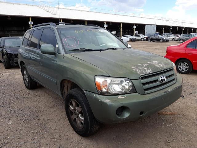 TOYOTA HIGHLANDER 2005 with VIN JTEDP21A850085091 - Photo from auction