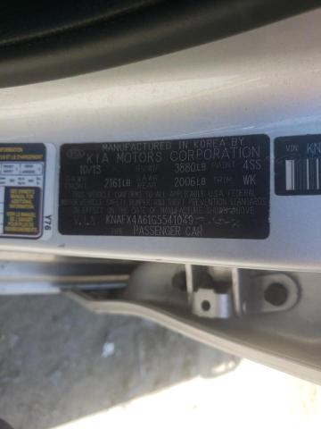 Photo 10 from auction – 2016 KIA FORTE LX with VIN KNAFX4A61G5541049