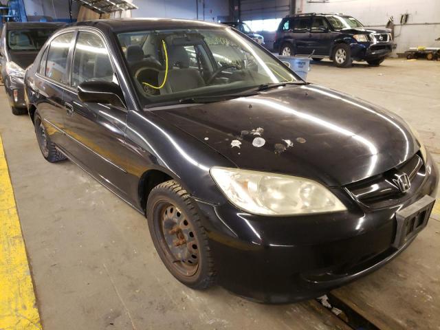 HONDA CIVIC EX 2004 with VIN 2HGES25754H517833 - Photo from auction