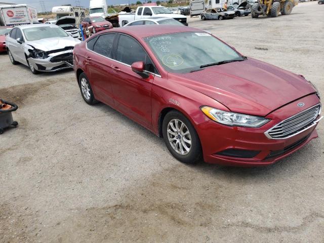 FORD FUSION S 2017 with VIN 3FA6P0G70HR180428 - Photo from auction