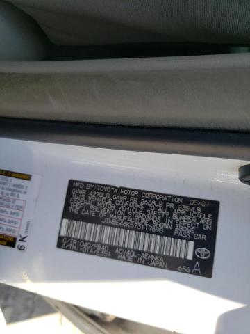 Photo 10 from auction – 2007 TOYOTA CAMRY with VIN JTNBE46K573117698