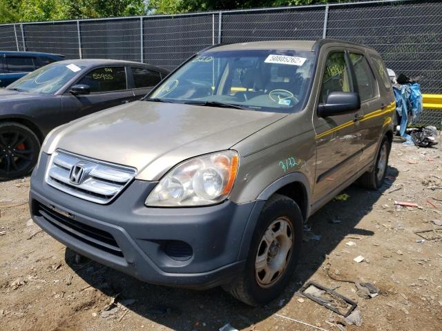 Photo 2 from auction – 2005 HONDA CR-V LX with VIN JHLRD68585C007592