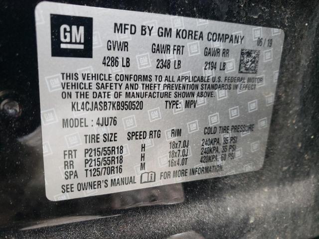 Photo 10 from auction – 2019 BUICK ENCORE PRE with VIN KL4CJASB7KB950520