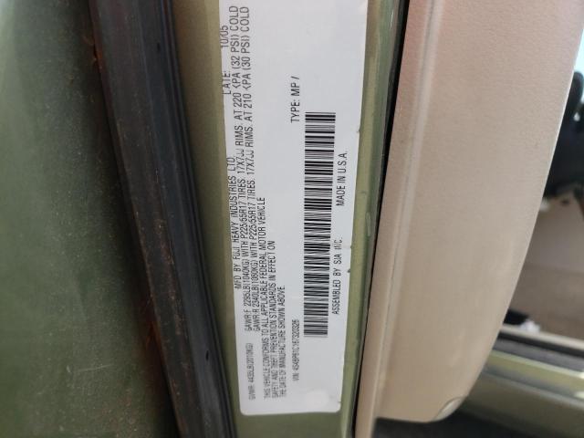 Photo 10 from auction – 2006 SUBARU LEGACY OUT with VIN 4S4BP61C167320326