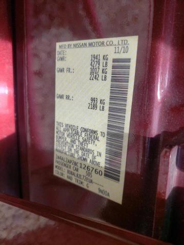 Photo 10 from auction – 2011 NISSAN ALTIMA BAS with VIN 1N4AL2AP2BC126760