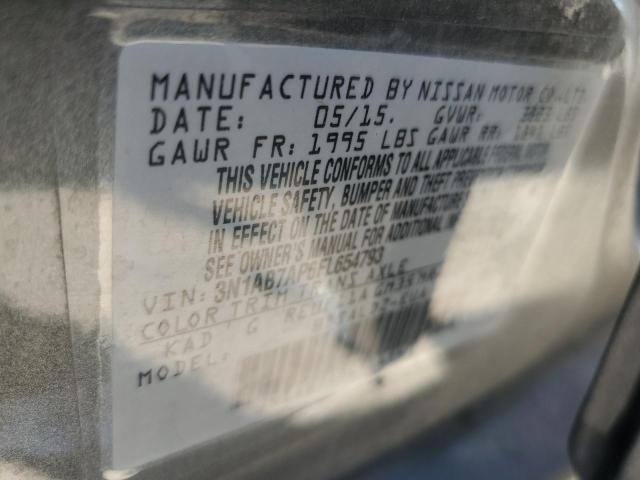 Photo 10 from auction – 2015 NISSAN SENTRA S with VIN 3N1AB7AP6FL654793