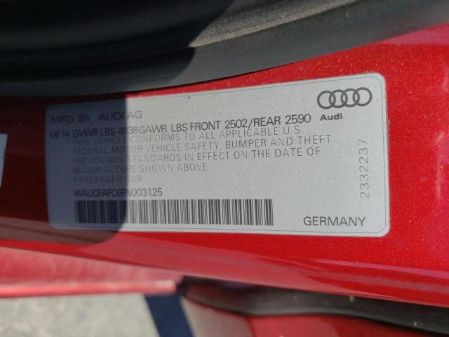 Photo 10 from auction – 2015 AUDI A6 PREMIUM with VIN WAUCFAFC6FN003125
