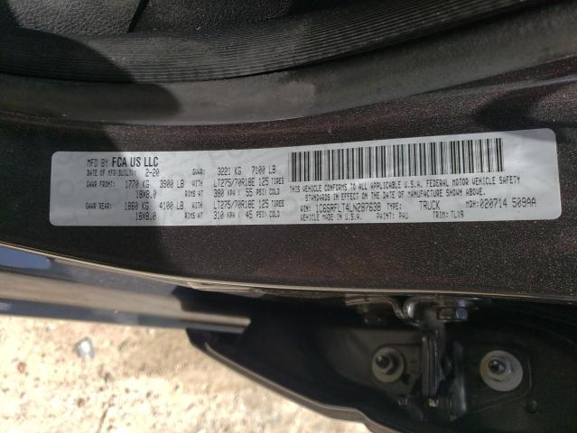 Photo 10 from auction – 2020 RAM 1500 REBEL with VIN 1C6SRFLT4LN287638
