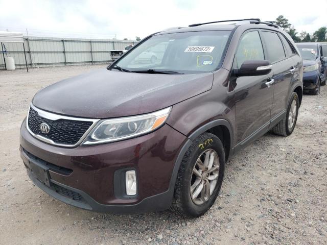 Photo 2 from auction – 2015 KIA SORENTO LX with VIN 5XYKT3A68FG564633