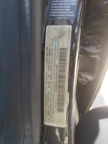 Photo 10 from auction – 2004 VOLKSWAGEN JETTA GLS with VIN 3VWSR69M44M051086
