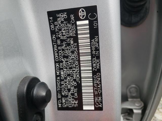 Photo 10 from auction – 2015 TOYOTA PRIUS with VIN JTDKN3DU9F0395474