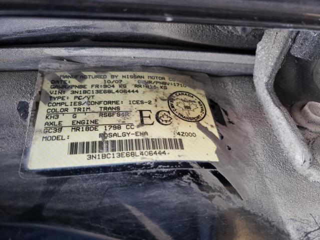 Foto 10 de la subasta – 2008 NISSAN VERSA S con VIN 3N1BC13E68L406444