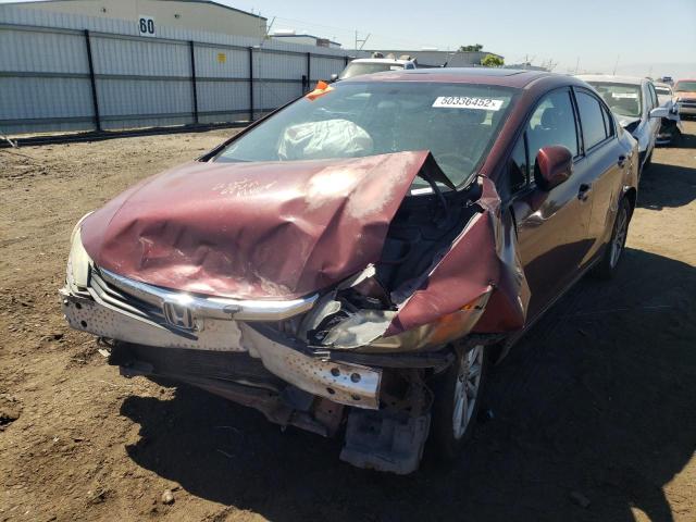 Photo 2 from auction – 2012 HONDA CIVIC EX with VIN 2HGFB2F89CH597812