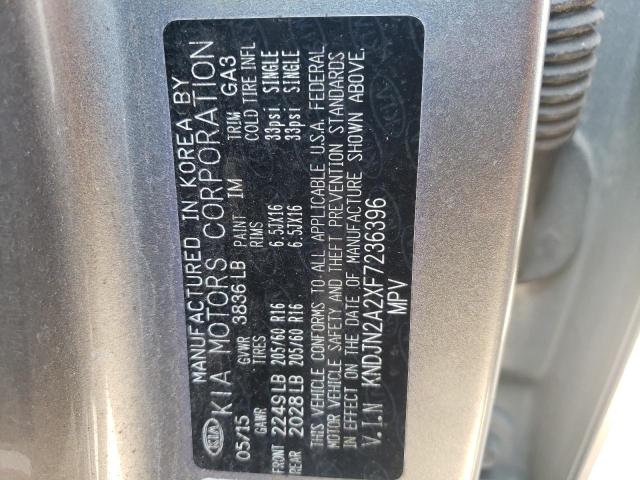 Photo 10 from auction – 2015 KIA SOUL with VIN KNDJN2A2XF7236396