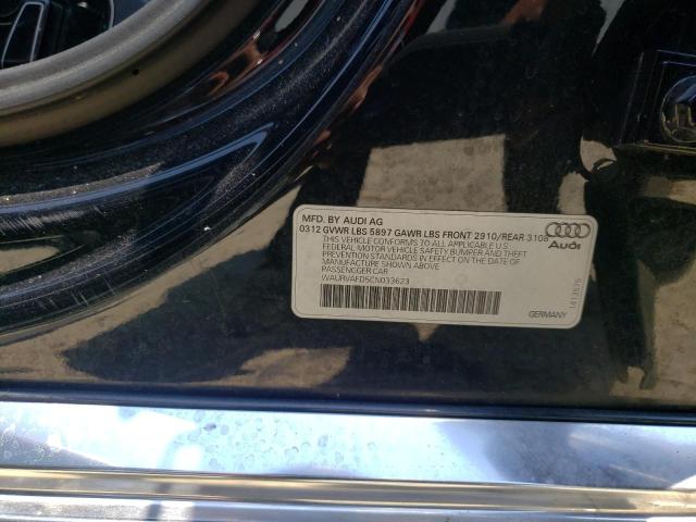 Photo 10 from auction – 2012 AUDI A8 L QUATT with VIN WAURVAFD5CN033623