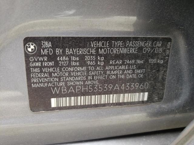 Photo 10 from auction – 2009 BMW 328 I SULE with VIN WBAPH53539A433960