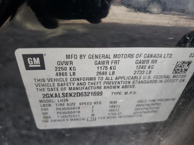 Photo 10 from auction – 2013 GMC TERRAIN SL with VIN 2GKALSEK2D6321699