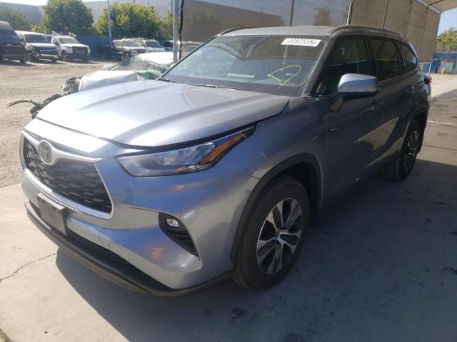 Photo 2 from auction – 2020 TOYOTA HIGHLANDER with VIN 5TDGZRBH7LS009582
