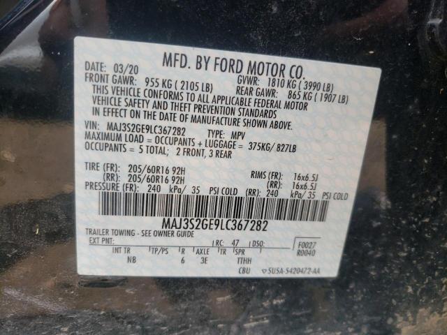 Photo 10 from auction – 2020 FORD ECOSPORT S with VIN MAJ3S2GE9LC367282