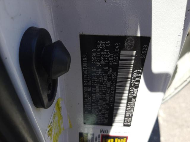 Photo 10 from auction – 2011 TOYOTA CAMRY SE with VIN 4T1BK3EK1BU630650