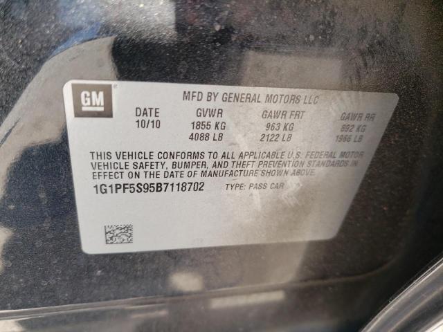 Photo 10 from auction – 2011 CHEVROLET CRUZE with VIN 1G1PF5S95B7118702