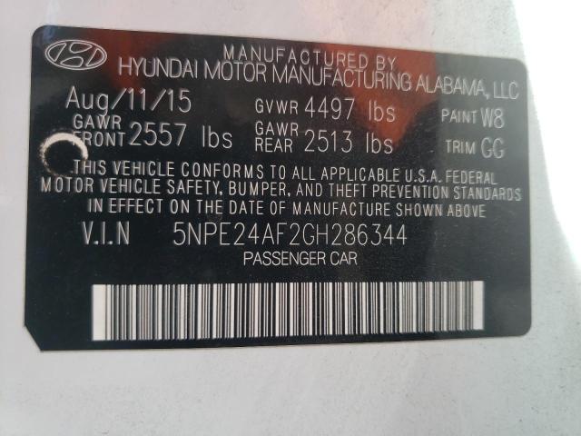 Photo 10 from auction – 2016 HYUNDAI SONATA SE with VIN 5NPE24AF2GH286344