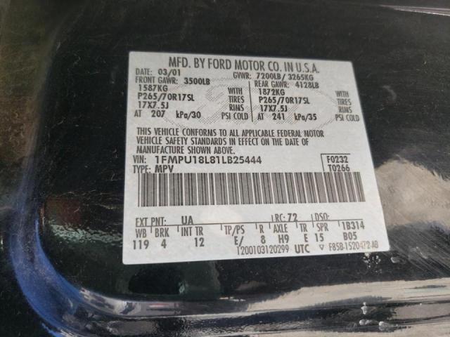 Photo 10 from auction – 2001 FORD EXPEDITION with VIN 1FMPU18L81LB25444