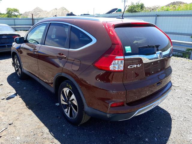 Photo 3 from auction – 2016 HONDA CR-V TOURI with VIN 5J6RM4H99GL006498
