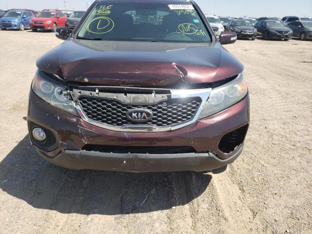 Photo 9 from auction – 2013 KIA SORENTO LX with VIN 5XYKT3A61DG315085