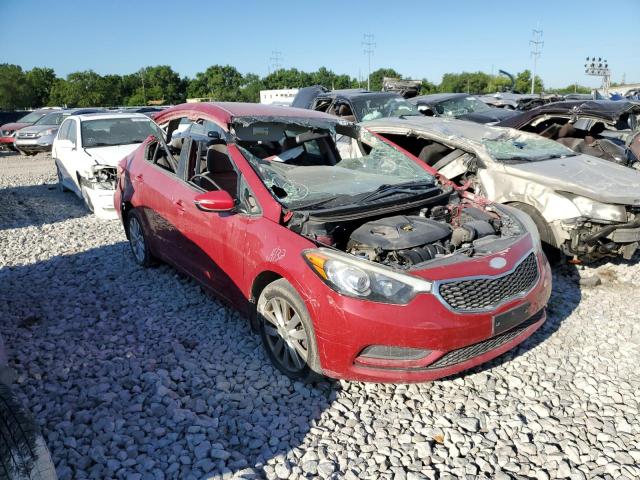 KIA FORTE LX 2014 with VIN KNAFX4A68E5148534 - Photo from auction